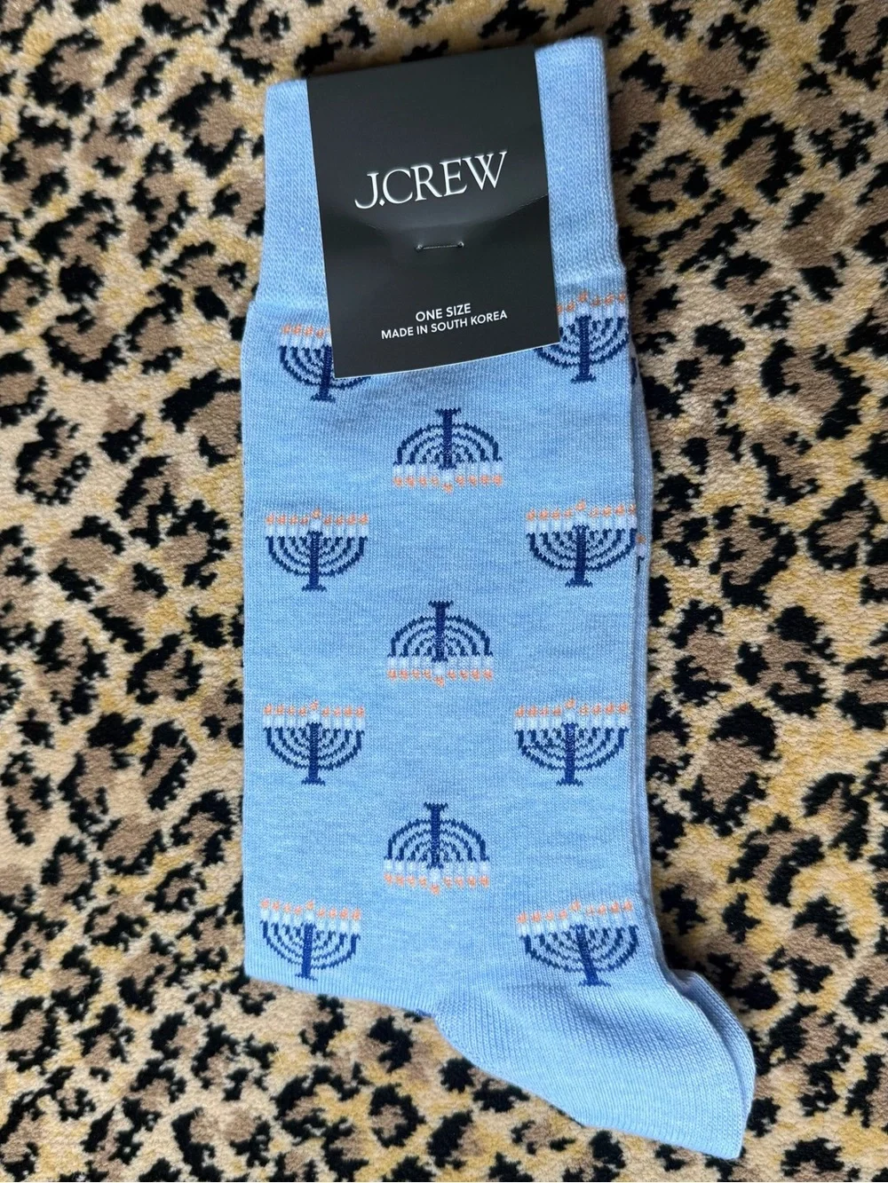J. Crew menorah socks (NWT)